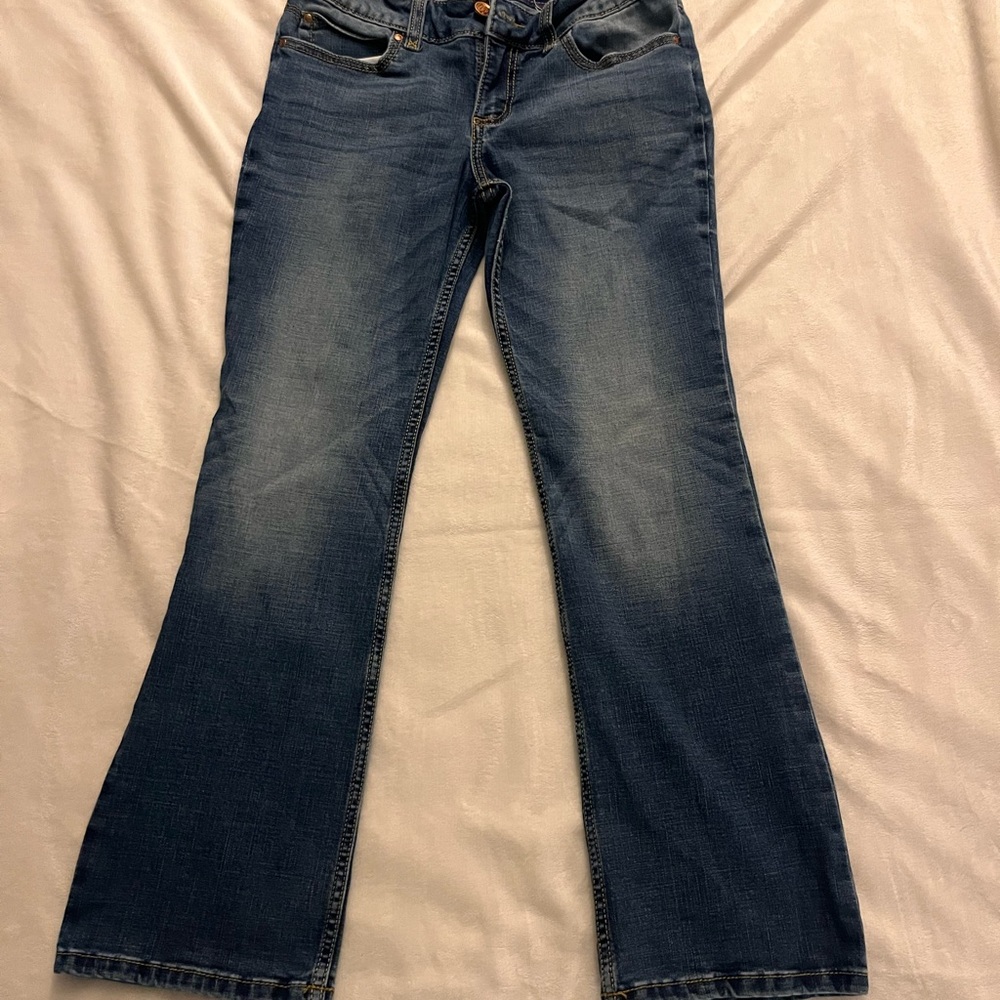 Wrangler Dark Blue Flare Women's Jeans